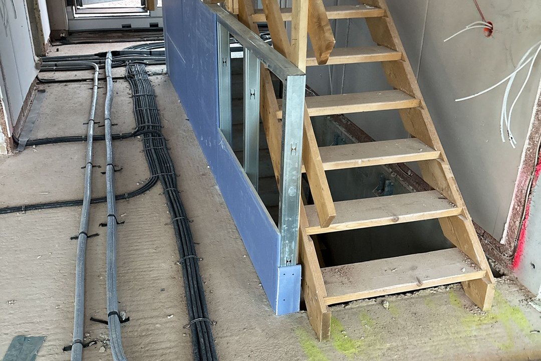 Innenaufnahme Rohbau