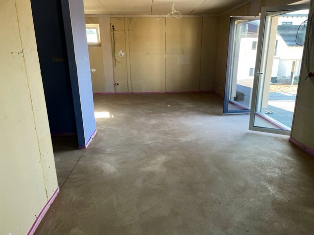 Estrich im Wohnbereich